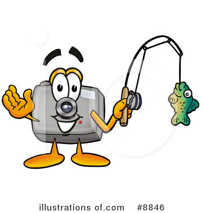Royalty-Free (RF) Camera Clipart Illustration by Mascot Junction - Stock Sample #8846