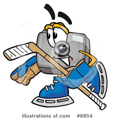 Royalty-Free (RF) Camera Clipart Illustration by Mascot Junction - Stock Sample #8854