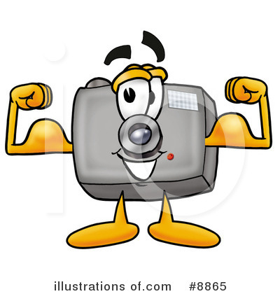 Royalty-Free (RF) Camera Clipart Illustration by Mascot Junction - Stock Sample #8865