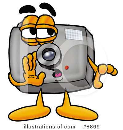 Royalty-Free (RF) Camera Clipart Illustration by Mascot Junction - Stock Sample #8869