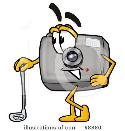 Royalty-Free (RF) Camera Clipart Illustration by Mascot Junction - Stock Sample #8880
