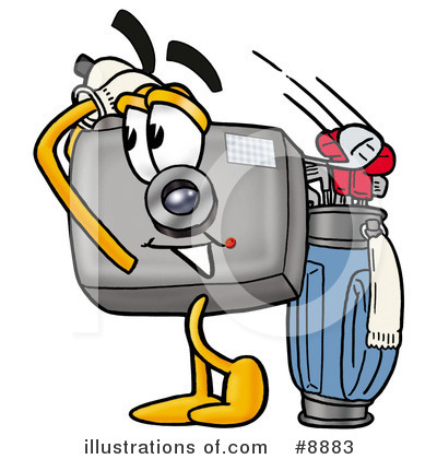 Royalty-Free (RF) Camera Clipart Illustration by Mascot Junction - Stock Sample #8883