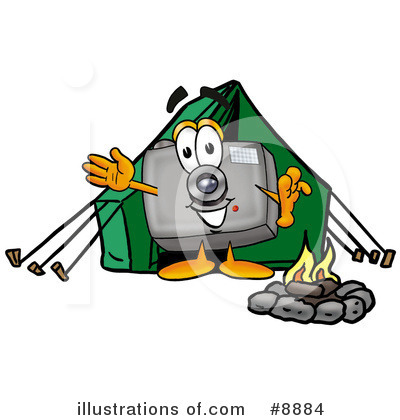 Royalty-Free (RF) Camera Clipart Illustration by Mascot Junction - Stock Sample #8884