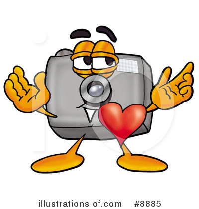Camera Clipart #8885 by Mascot Junction