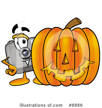 Camera Clipart #8886 by Mascot Junction