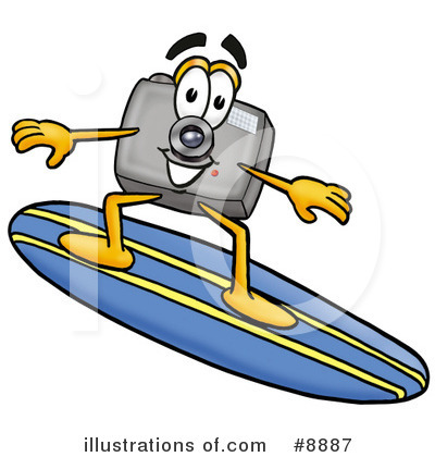 Royalty-Free (RF) Camera Clipart Illustration by Mascot Junction - Stock Sample #8887