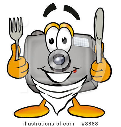 Silverware Clipart #8888 by Mascot Junction
