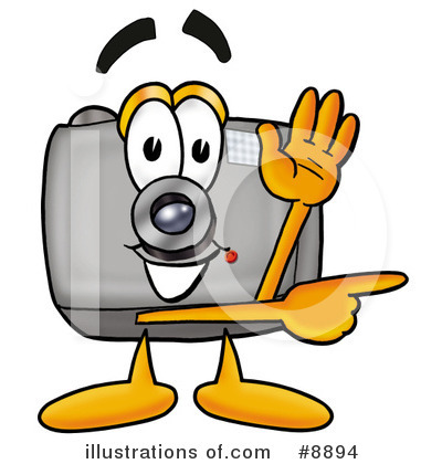 Royalty-Free (RF) Camera Clipart Illustration by Mascot Junction - Stock Sample #8894
