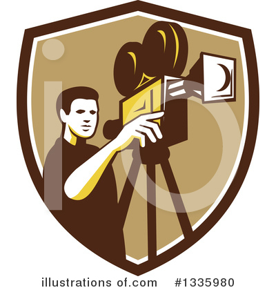 Movie Camera Clipart #1335980 by patrimonio