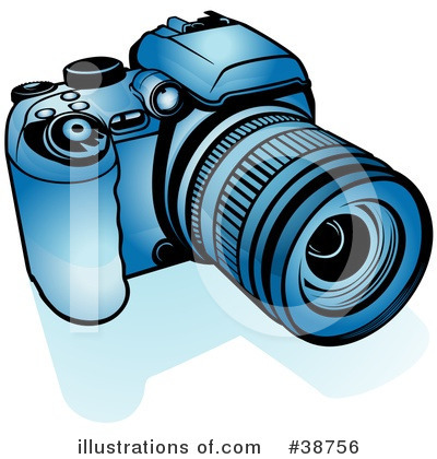 Royalty-Free (RF) Cameras Clipart Illustration by dero - Stock Sample #38756