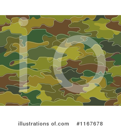 Royalty-Free (RF) Camouflage Clipart Illustration by BNP Design Studio - Stock Sample #1167678