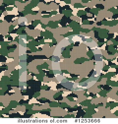 Royalty-Free (RF) Camouflage Clipart Illustration by Arena Creative - Stock Sample #1253666
