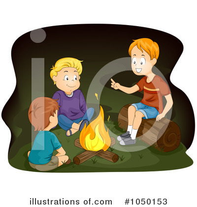 Royalty-Free (RF) Campfire Clipart Illustration by BNP Design Studio - Stock Sample #1050153