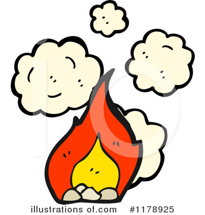 Royalty-Free (RF) Campfire Clipart Illustration by lineartestpilot - Stock Sample #1178925