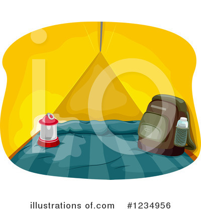 Royalty-Free (RF) Camping Clipart Illustration by BNP Design Studio - Stock Sample #1234956