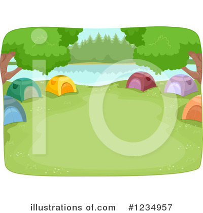 Royalty-Free (RF) Camping Clipart Illustration by BNP Design Studio - Stock Sample #1234957