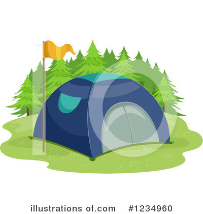 Royalty-Free (RF) Camping Clipart Illustration by BNP Design Studio - Stock Sample #1234960