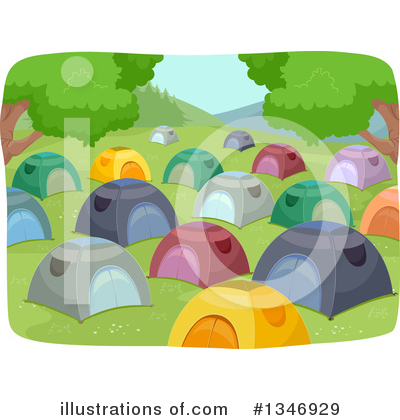 Royalty-Free (RF) Camping Clipart Illustration by BNP Design Studio - Stock Sample #1346929