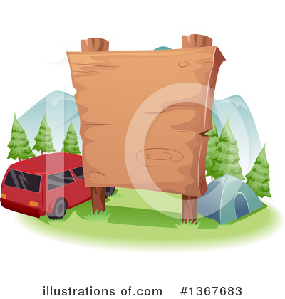 Royalty-Free (RF) Camping Clipart Illustration by BNP Design Studio - Stock Sample #1367683