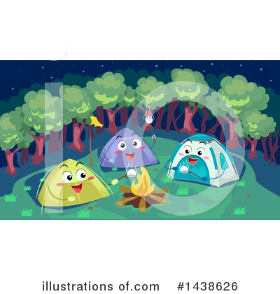 Royalty-Free (RF) Camping Clipart Illustration by BNP Design Studio - Stock Sample #1438626