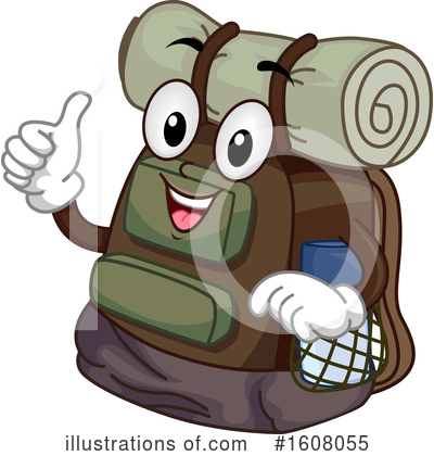 Royalty-Free (RF) Camping Clipart Illustration by BNP Design Studio - Stock Sample #1608055