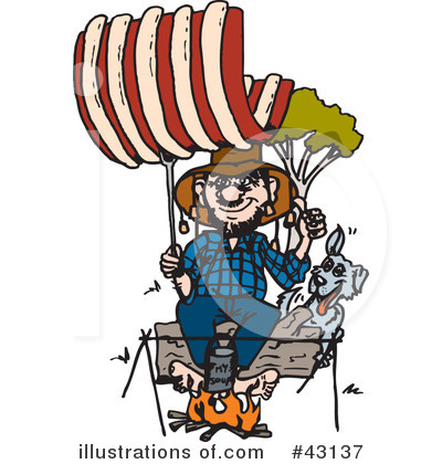 Camping Clipart #43137 by Dennis Holmes Designs