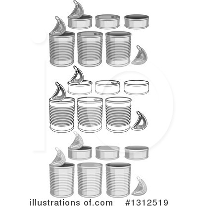 Canned Food Clipart #1312519 by Liron Peer