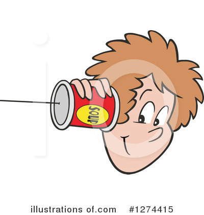 Royalty-Free (RF) Can Phone Clipart Illustration by Johnny Sajem - Stock Sample #1274415