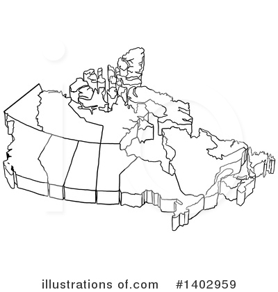 Royalty-Free (RF) Canada Clipart Illustration by LaffToon - Stock Sample #1402959