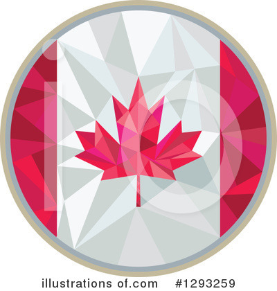 Royalty-Free (RF) Canadian Flag Clipart Illustration by patrimonio - Stock Sample #1293259