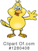 Canary Clipart #1280408 by Dennis Holmes Designs