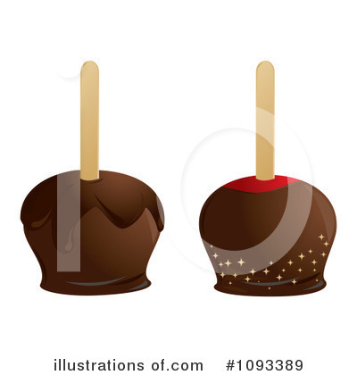 Royalty-Free (RF) Candied Apple Clipart Illustration by Randomway - Stock Sample #1093389
