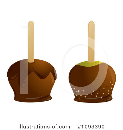 Royalty-Free (RF) Candied Apple Clipart Illustration by Randomway - Stock Sample #1093390