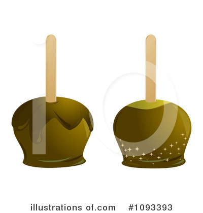 Royalty-Free (RF) Candied Apple Clipart Illustration by Randomway - Stock Sample #1093393