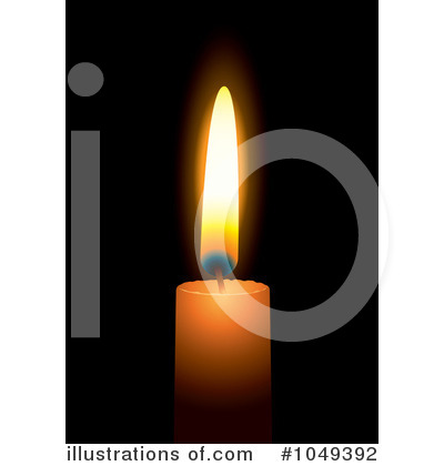 Royalty-Free (RF) Candle Clipart Illustration by michaeltravers - Stock Sample #1049392
