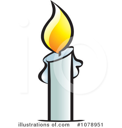 Royalty-Free (RF) Candle Clipart Illustration by Lal Perera - Stock Sample #1078951