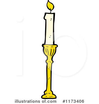 Royalty-Free (RF) Candle Clipart Illustration by lineartestpilot - Stock Sample #1173406