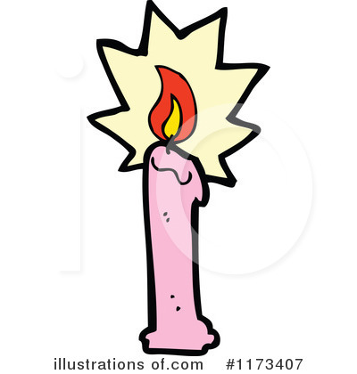 Royalty-Free (RF) Candle Clipart Illustration by lineartestpilot - Stock Sample #1173407