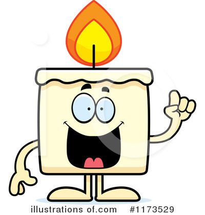 Royalty-Free (RF) Candle Clipart Illustration by Cory Thoman - Stock Sample #1173529