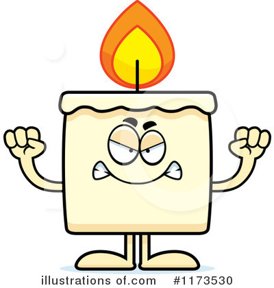 Royalty-Free (RF) Candle Clipart Illustration by Cory Thoman - Stock Sample #1173530