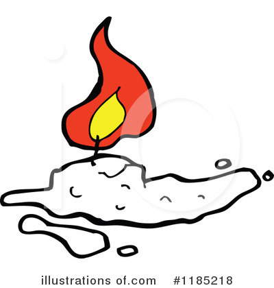 Royalty-Free (RF) Candle Clipart Illustration by lineartestpilot - Stock Sample #1185218