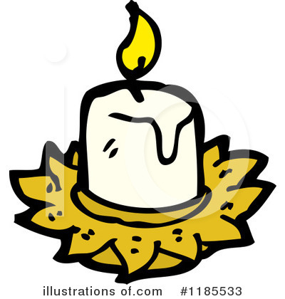 Royalty-Free (RF) Candle Clipart Illustration by lineartestpilot - Stock Sample #1185533