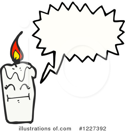 Royalty-Free (RF) Candle Clipart Illustration by lineartestpilot - Stock Sample #1227392