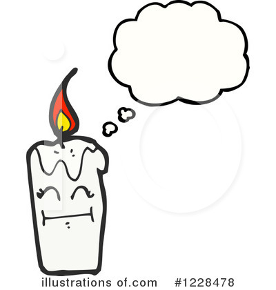 Royalty-Free (RF) Candle Clipart Illustration by lineartestpilot - Stock Sample #1228478
