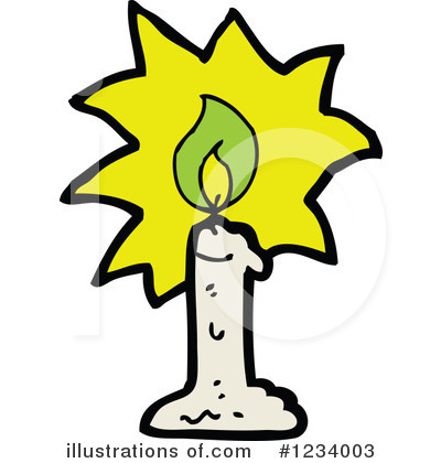 Royalty-Free (RF) Candle Clipart Illustration by lineartestpilot - Stock Sample #1234003