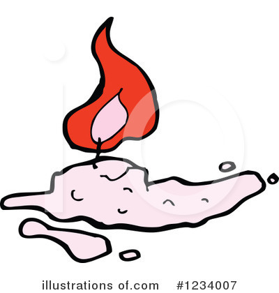 Royalty-Free (RF) Candle Clipart Illustration by lineartestpilot - Stock Sample #1234007