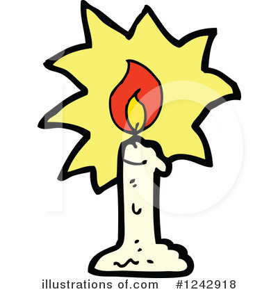 Royalty-Free (RF) Candle Clipart Illustration by lineartestpilot - Stock Sample #1242918