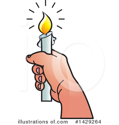 Royalty-Free (RF) Candle Clipart Illustration by Lal Perera - Stock Sample #1429264