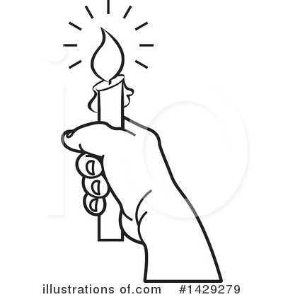 Royalty-Free (RF) Candle Clipart Illustration by Lal Perera - Stock Sample #1429279