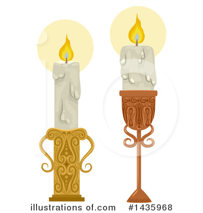 Royalty-Free (RF) Candle Clipart Illustration by BNP Design Studio - Stock Sample #1435968